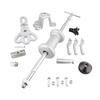 9-Way Slide Hammer Puller Set, Front Wheel Hub Bearing Remover & Rear Wheel Axle Hub Dent Shaft Puller Tool Kit Wheel Bearing Removal Tool