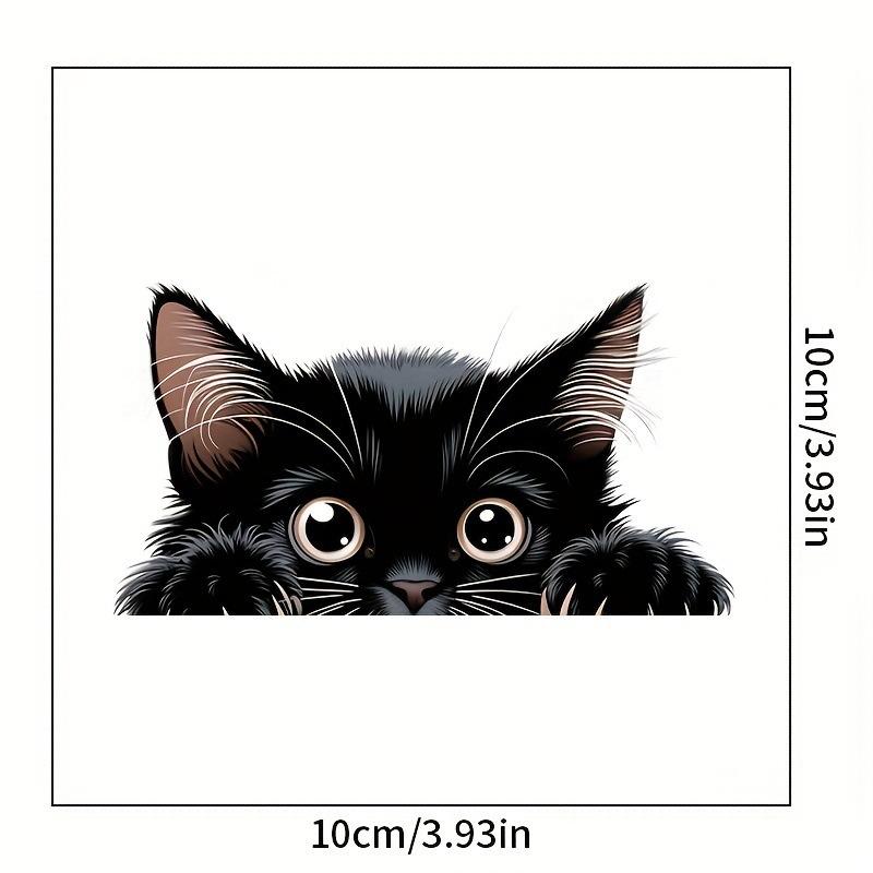 Witch Ghost Black Cat Switch Sticker, Supermarket Bedroom Festive Atmosphere Socket Decoration Waterproof PVC Sticker