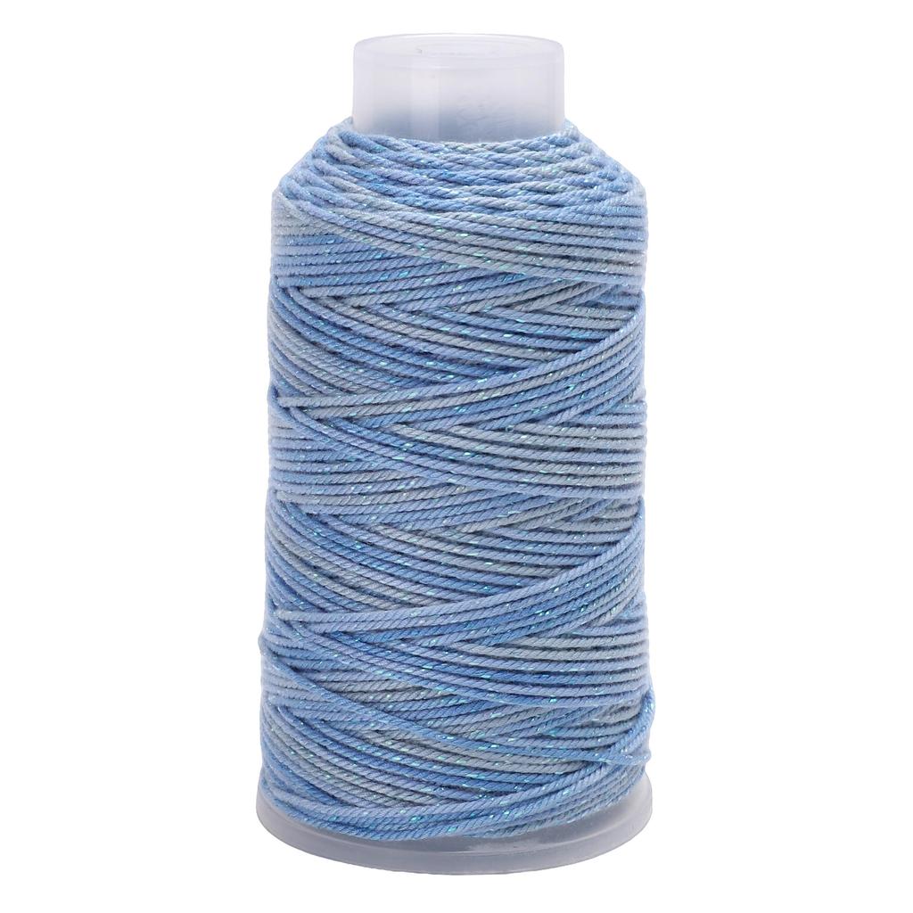 80Meter Polyester Cotton Thread Starry Sky Segment Dyeing Cord Sewing String DIY Handmade Accessories