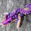 3D Printed Articulated Dragon Dragon Flexible Realistic Made Ornament Toy Model Home Office Decoration Decor Gifts