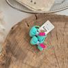 2025 Spring Summer New Embroidered Cherry Strawberry Hair Clips & Ties, Candy Color Bow Duckbill Clips, Hair-Friendly Barrettes