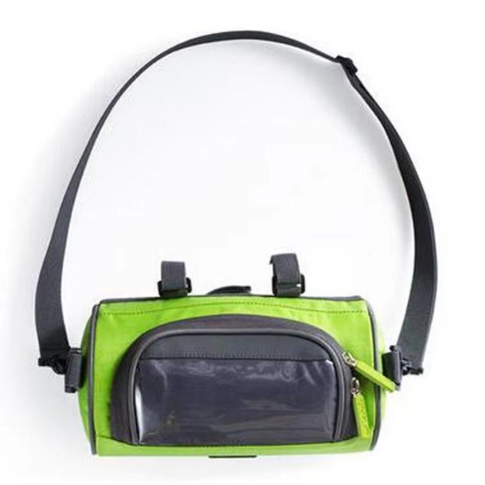 New 1 Pcs Bicycle Head Frame Holder Zipper Pack Storage Bags Waterproof Shoulder Straps Tube Pockets Window Front Cycling