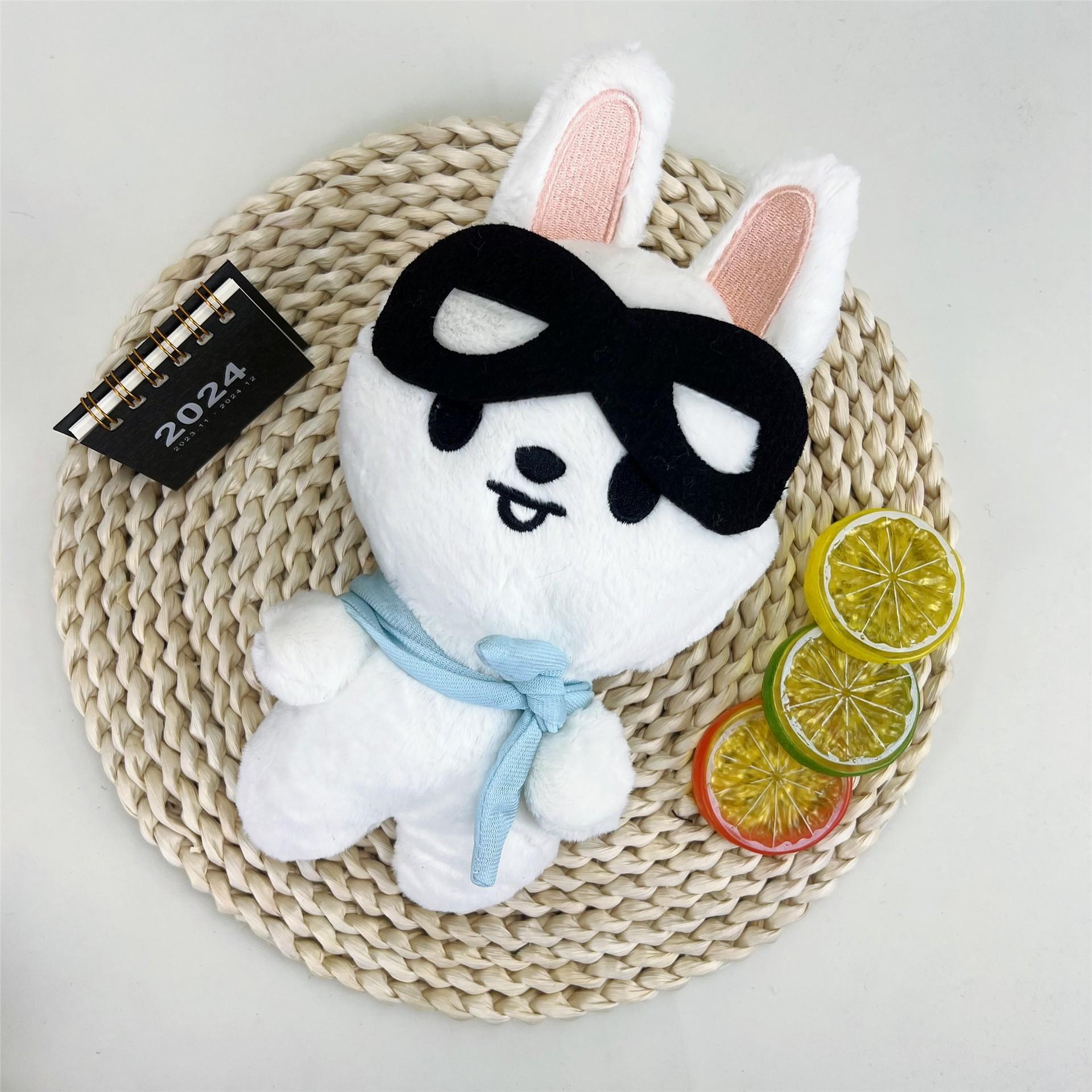 Stray Kids Pilot Stray Animal Plush Toy Skzoo Plush Children S Glasses Pilot Li Longfu Plush Doll Indoor Decoration Toy
