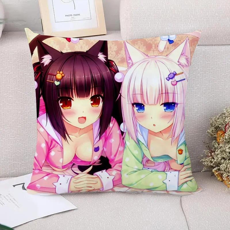 

Наволочка Подушка NekoPara Диванные подушки Подушка для пары Наволочки x Чехлы для декоративных подушек Наволочки Осенний декор Дом 66x66cm
