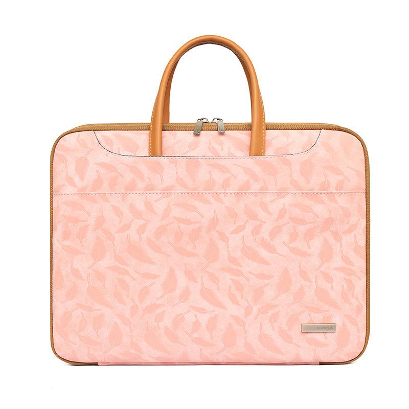 TS JYL laptop bag,Factory Direct Business Handheld Laptop Bag For Apple Macbook Huawei 15 Inch 14 inches розовый
