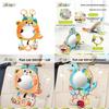 Dinosaur Fun Baby Car Mirror With Visual Stimuli And Rattles For Infant Development