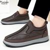 Modische Herren-Baumwollschuhe, Winter-Neuer Stil, Outdoor-Freizeit, bequem und warm. Ein-Fuß-Stiefel mit dickem Samt und Schneestiefel