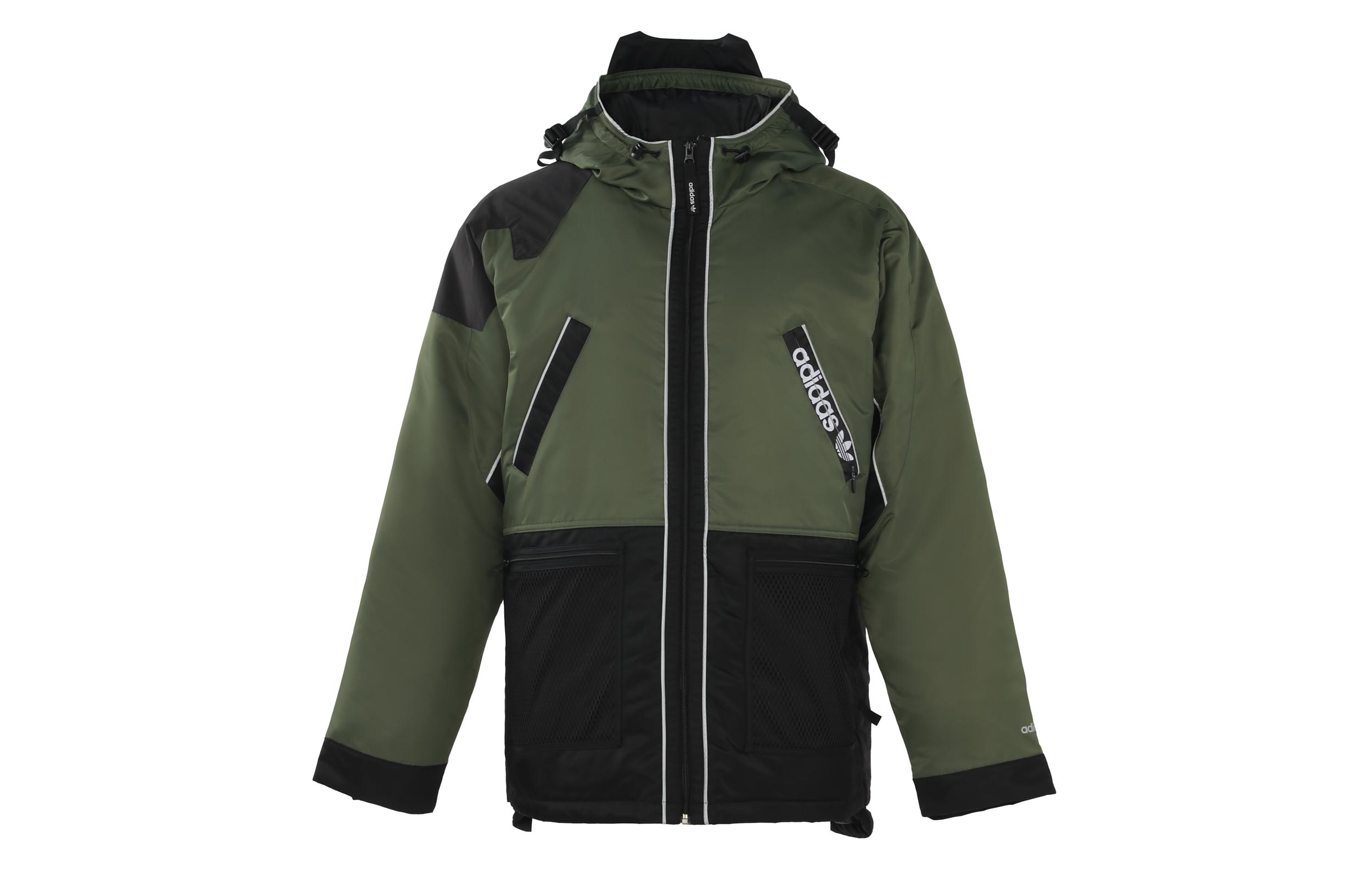 Adidas Originals Adventure Down Jacket Men s Black Green GJ6739 L