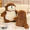 Cute Simulated Sea Otter Doll Plush Toy Cute Beaver Doll Children's Sleeping Pillow Gift Rag Doll