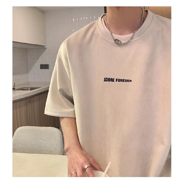 Short Sleeve t Men's Summer T-shirt2025New Versatile Trendy Brand Fashion Casual Men's Short Sleeve T T-shirt