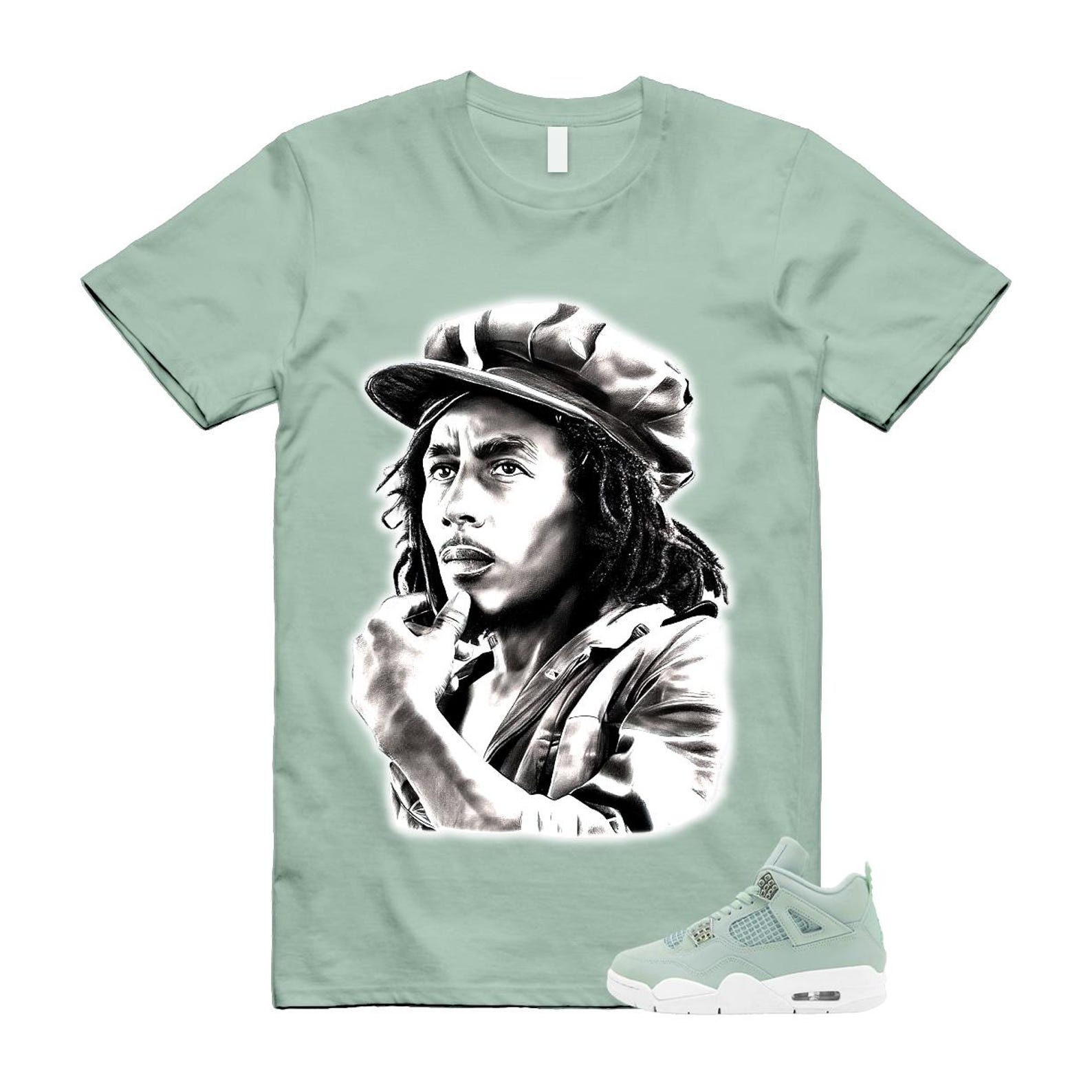 4 Seafoam Green White Sail T Shirt Match MARLEY S