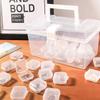 Transparent Portable Large Storage Box: Dustproof, Anti-Oxidation, Multipurpose Jewelry Organizer