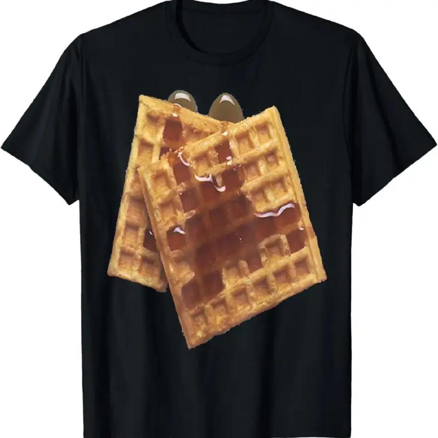 

Delicious Waffles Costume T Shirt Bacon Waffle Syrup Butter XXXXXL різнокольоровий