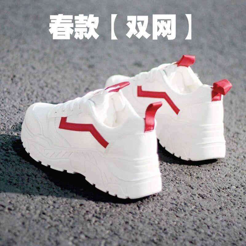 Thick-soled 22 spring and summer new shoes breathable and lightweight sports and leisure board shoes