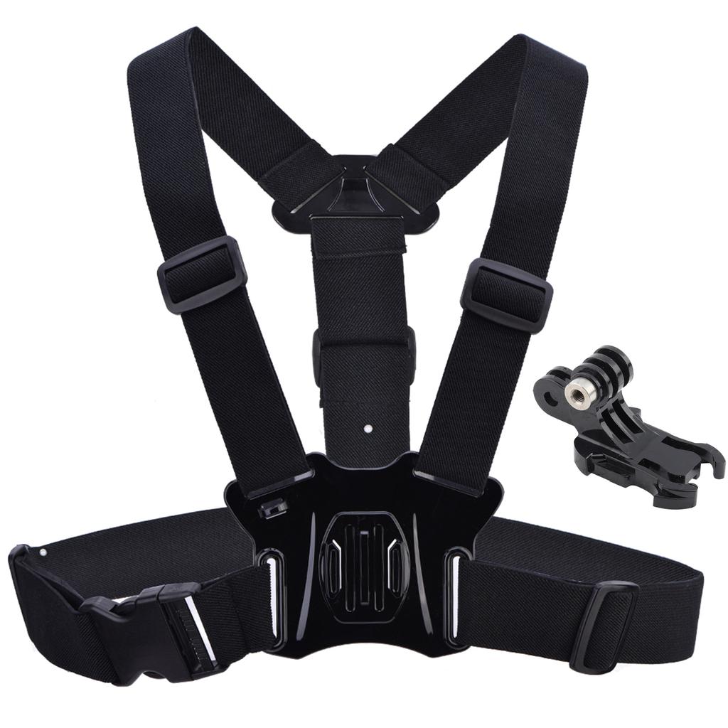 TELESIN Adjustable Body Chest Strap Mount Harness Belt for Gopro Hero 5 4 3+ 3 Sport Camera