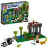 LEGO Minecraft Panda Nursery 21158 Toy Blocks Gift Animal City Building for Boys and Girls Ages 7 and Up