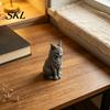 Modern Cat Desktop Accessory 3D Printed Maine Ornaments, Figurine for Table Decor, Cool Non-tip Ornament Sculpture with Intricate Details, Gifts