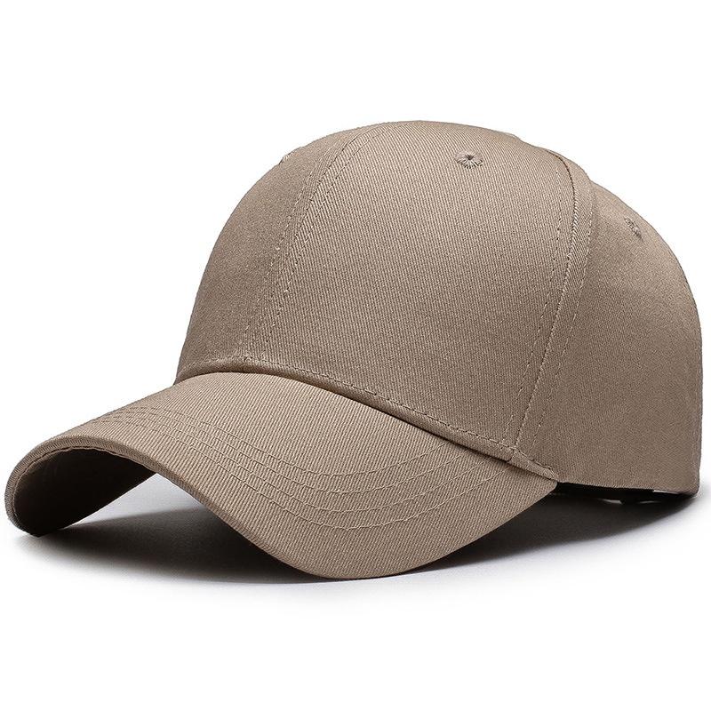 Classic Unisex Plain Baseball Cap with Adjustable Metal Buckle Closure, 100% Cotton and Multiple Colors Available