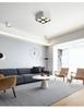 Double-Head GX53 LED Surface-Mounted Downlight, No-Hole, Square Gimbal, Four-Head Ceiling Light for Living Rooms