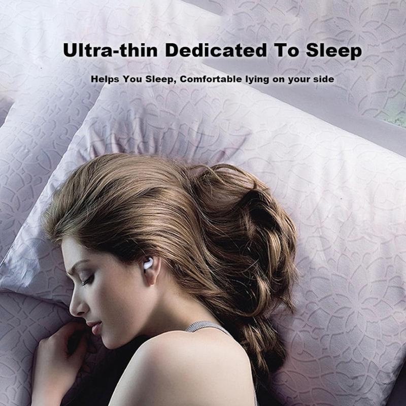 11.6mm Thin Wireless Sleep Earbuds For Side Sleepers Bluetooth-compatible 5.3 And Auto Shutoff For Overnight Comfort