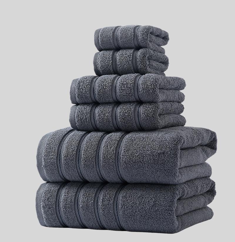 

Хлопковое полотенце, банное полотенце, квадратное полотенце, набор из шести предметов, банное полотенце Star Hotel из чистого хлопка, теплое и удобное, для дома, предметы первой необходимости, тканые полотенца 1 SET