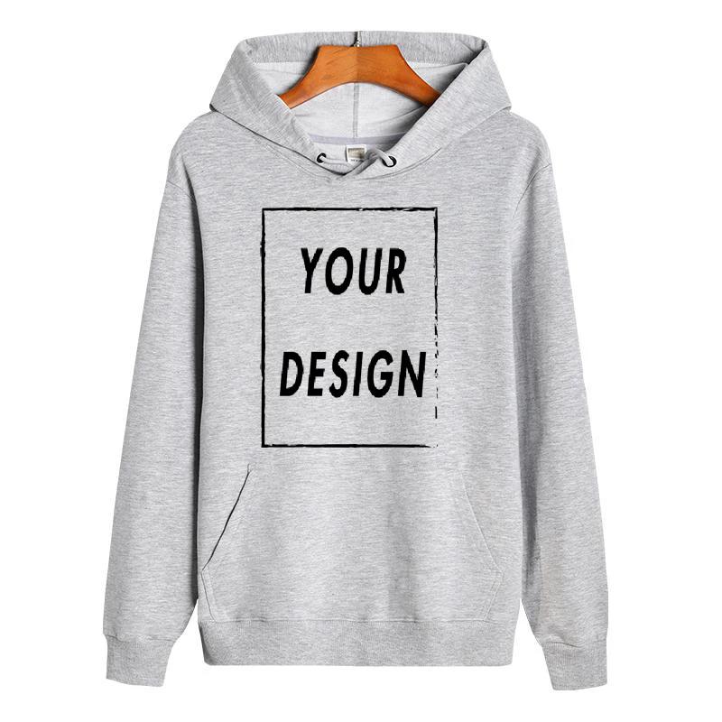 300g reiner Baumwoll-Hoodie individuelles Design, personalisiertes Logo, langärmiges neues Herren- und Damen-Universal-Großes Freizeit-Sport-Sweat