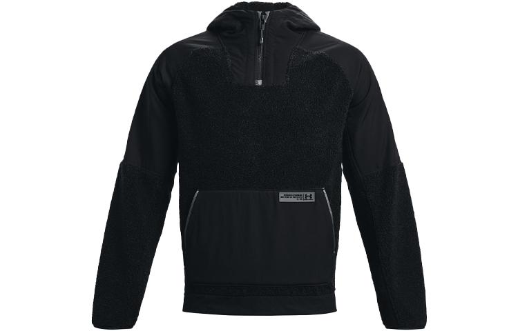 Under Armour Mission Jackets Men s Black Hooded Moderate Other 1366094-001 M
