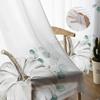 Herbst Eukalyptus Kürbis Gardinen für Wohnzimmer Schlafzimmer Tüll Vorhang für Küche Voile Vorhang Blind Panels