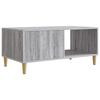 Coffee Table Grey Sonoma 90 x 50 x 40 cm Engineered Wood