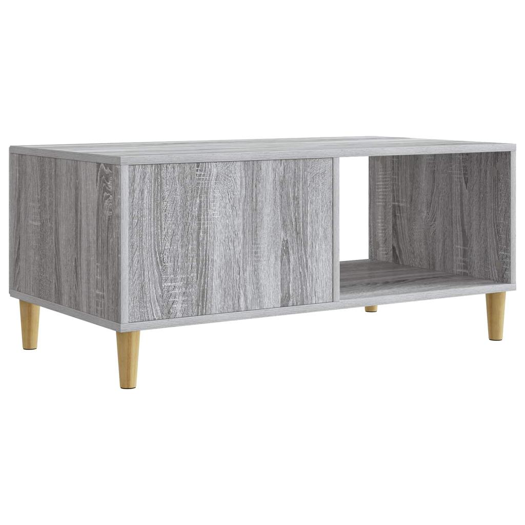 Coffee Table Grey Sonoma 90 x 50 x 40 cm Engineered Wood