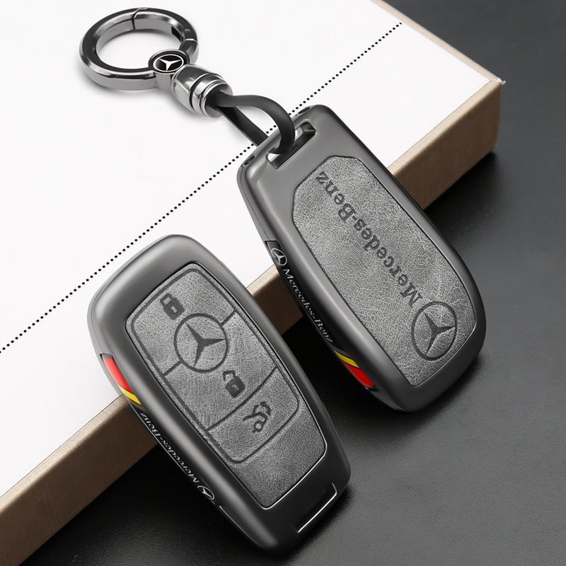 Mercedes Schlüsselabdeckung für E300L C260L A200L C200L GLC GLA GLE350 GLB220 - Stilvolles Autozubehör für Männer und Frauen.