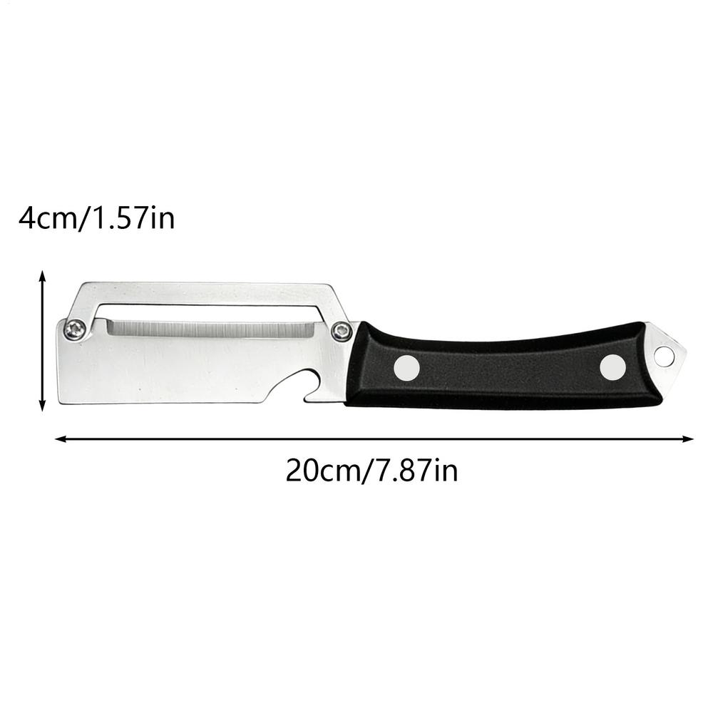 Non-Slip Multi-functional Tool Pineapple Peeler Ergonomic Stainless Steel Peeler For Sugarcane Potato Food Prep Cooking Potatoes