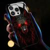 For iPhone 16 Pro Case Call Flash Series Pattern Printing Tempered Glass+TPU Combo Phone Case
