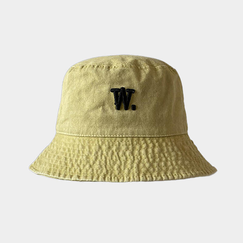 

Double W Dot Signature Logo Bucket Hat Yellow Yellow