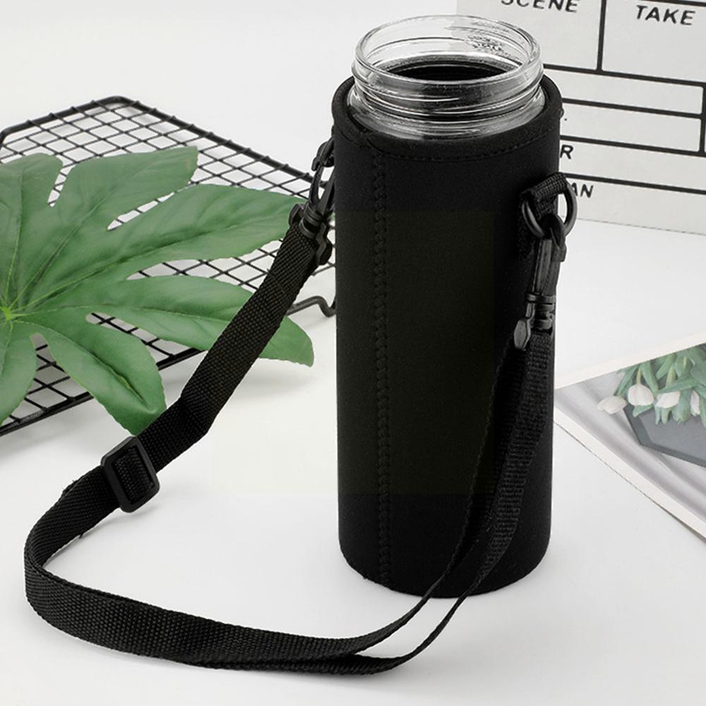 Portable Water Bottle Insulated Neoprene Holder Strap With Carrier Shoulder Bag Cover Strap Shoulder Bag Adjustable Case Po Q2T3