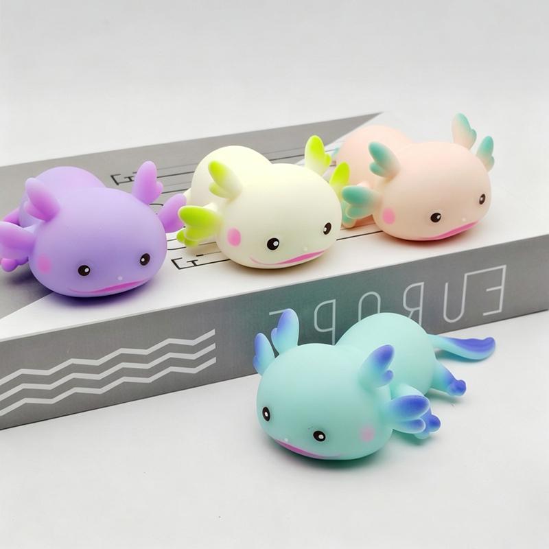 Cute Axolotl Squeeze Toys Cartoon Fish Relax Antistress Squishy Toys Stress Relief Slow Rebound Fidget Toys