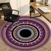 1PC Mandala Artwork Chair Carpet for Office, Indoor Non-Slip Washable Carpet, Soft Comfortable Mat For Office Room yy250930248