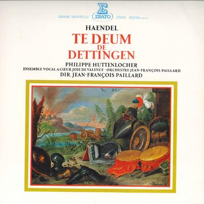 LP Record JEAN-FRANCOIS PAILLARD - Handel: Dettingen Te Deum ERX2305 ERATO 1977 Japan Classical Used