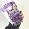 Cute Cat Stand Suitable for Apple 16pro Mobile Phone Case Iphone15 Protective Case 14 Glitter Powder 13 Soft Shell