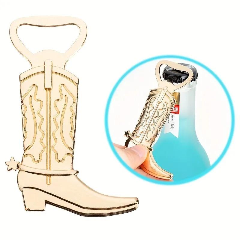 

Штопор из нержавеющей стали, креативный дизайн ботинка, открывалка для бутылок для кухни и бара