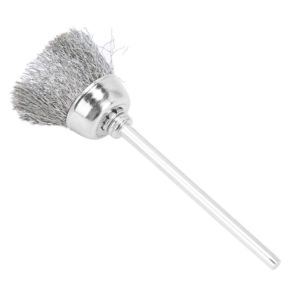 Brass Wire Nail Drill Bit Cleaning Brush Nail Polishing Head Cleaner Manicure Tool Accessory