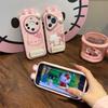Hello Kitty Stand Compatible with Apple 17 Pro Max Phone Case 15/16 Huawei Honor Phone Case Full Coverage Soft Case