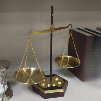 Libras Jewelry Display Fairness Balance Scale Gift Earring Tray Cosmetic Organizer for