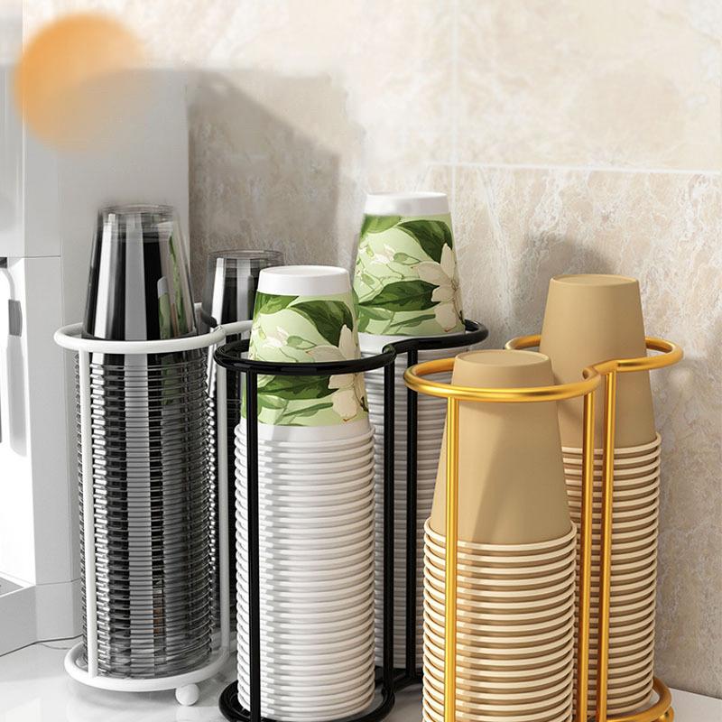 Kitchen Paper Cup Holder Disposables Cups Picker Multifunctional Desktop Cup Storage Rack Household Coffee Cup Holder For Home