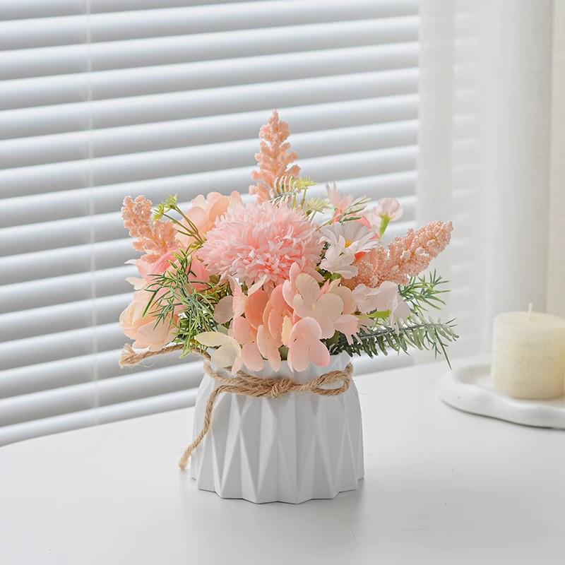 Indoor Artificial Flower Bouquet Decor for Office or Living Room