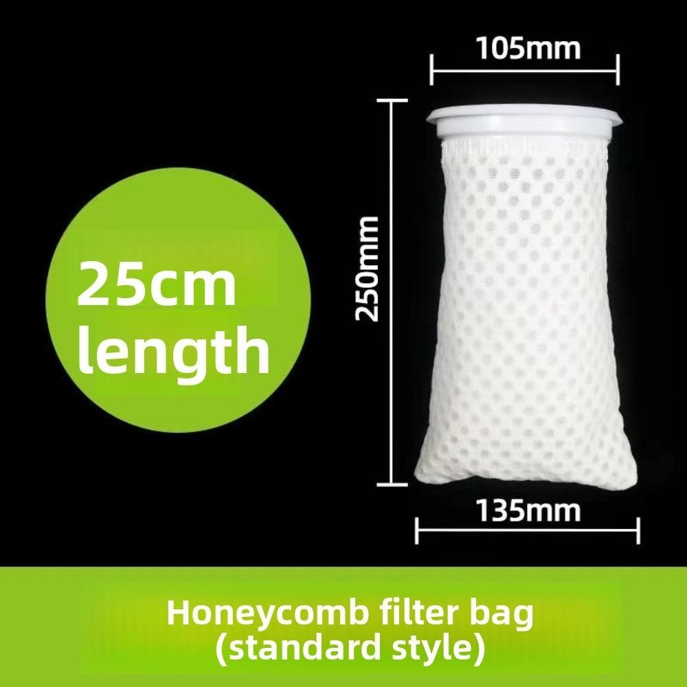 Reusable Aquarium Filter Bag Dry and Wet Separation Anti-overflow Fish Tank Filter Cotton Thickening with Frame