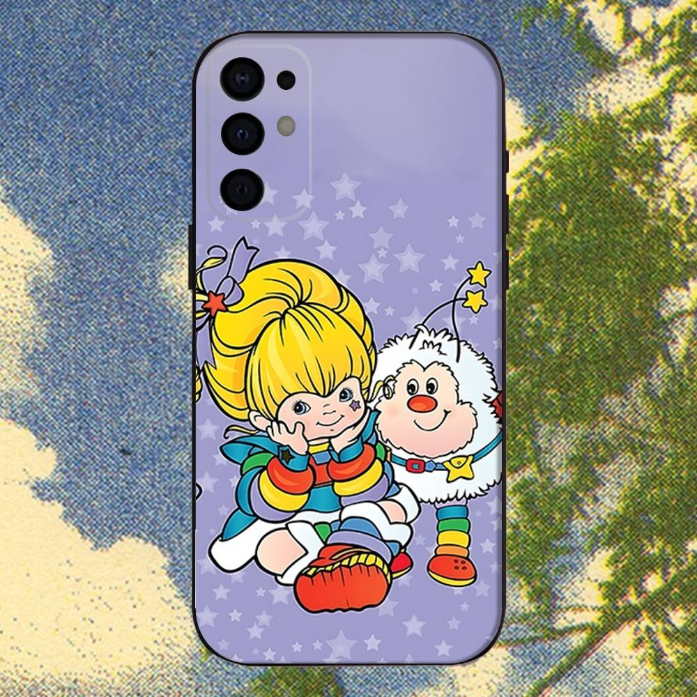 Cute Rainbow B-BriteS Phone Case For Samsung S25,S24,S21,S22,S23,S30,Ultra,S20,Plus,Fe,Lite,Note,10,9,5G Black Cover