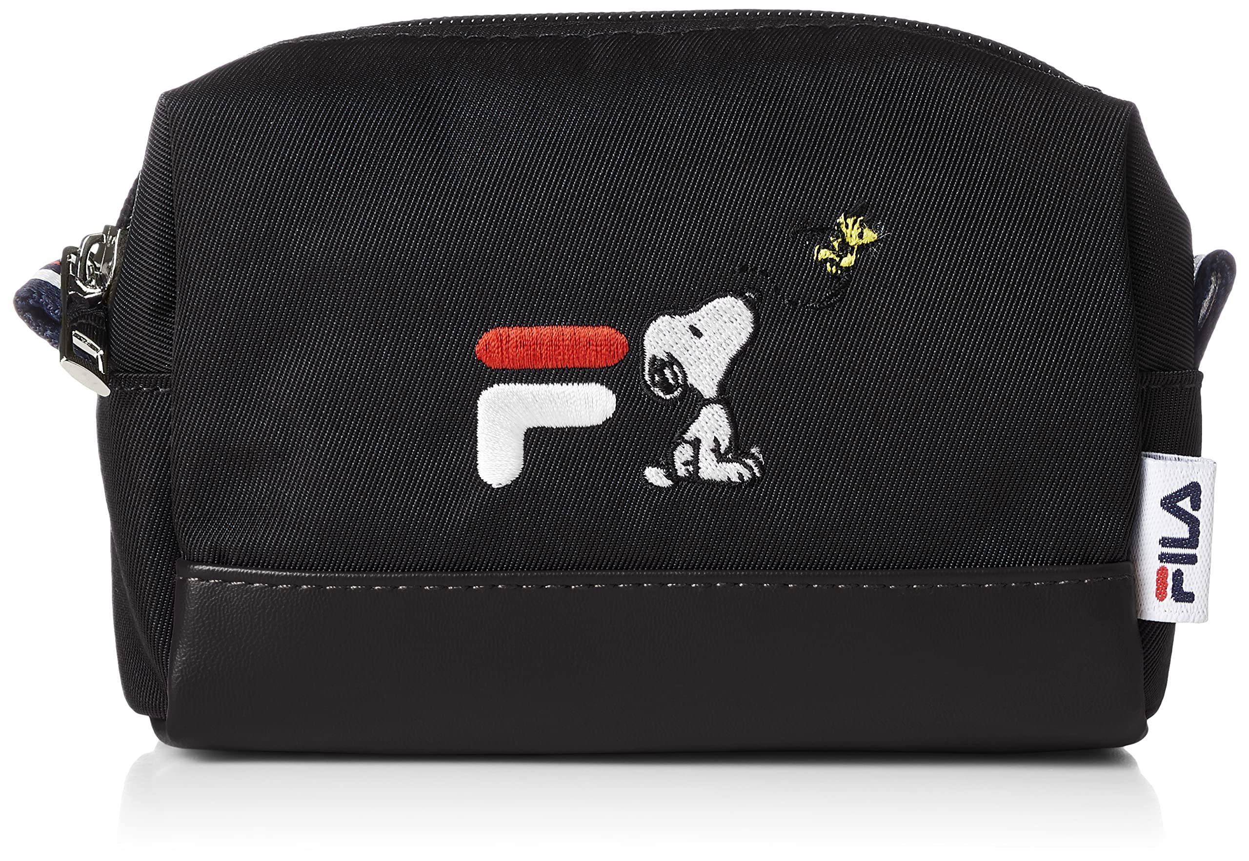 

Косметичка с логотипом Snoopy, маленькая, для мелочей, для макияжа, косметическая, черная [FILA] Женская, Милая, Коллаборация, Вышивка, Кейс, Косметичка, Мульти-косметичка, Косметичка, Косметичка, чёрный