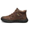 Autumn Winter Plus Velvet Warm Handmade Mens Boots Comfortable Ankle Casual Moccasins Shoes Size 38 48