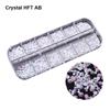 1500Pcs/box Nail Art Rhinestones 12 Grids Flatback Round Crystal Diamond Nail Gems Nail Art Decorations Manicure Accessories